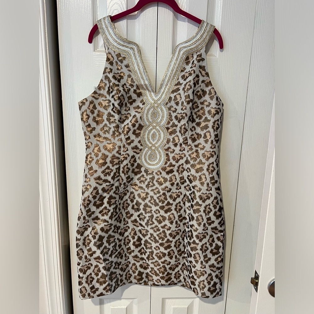 Lilly Pulitzer Valli Shift dress cheetah print
